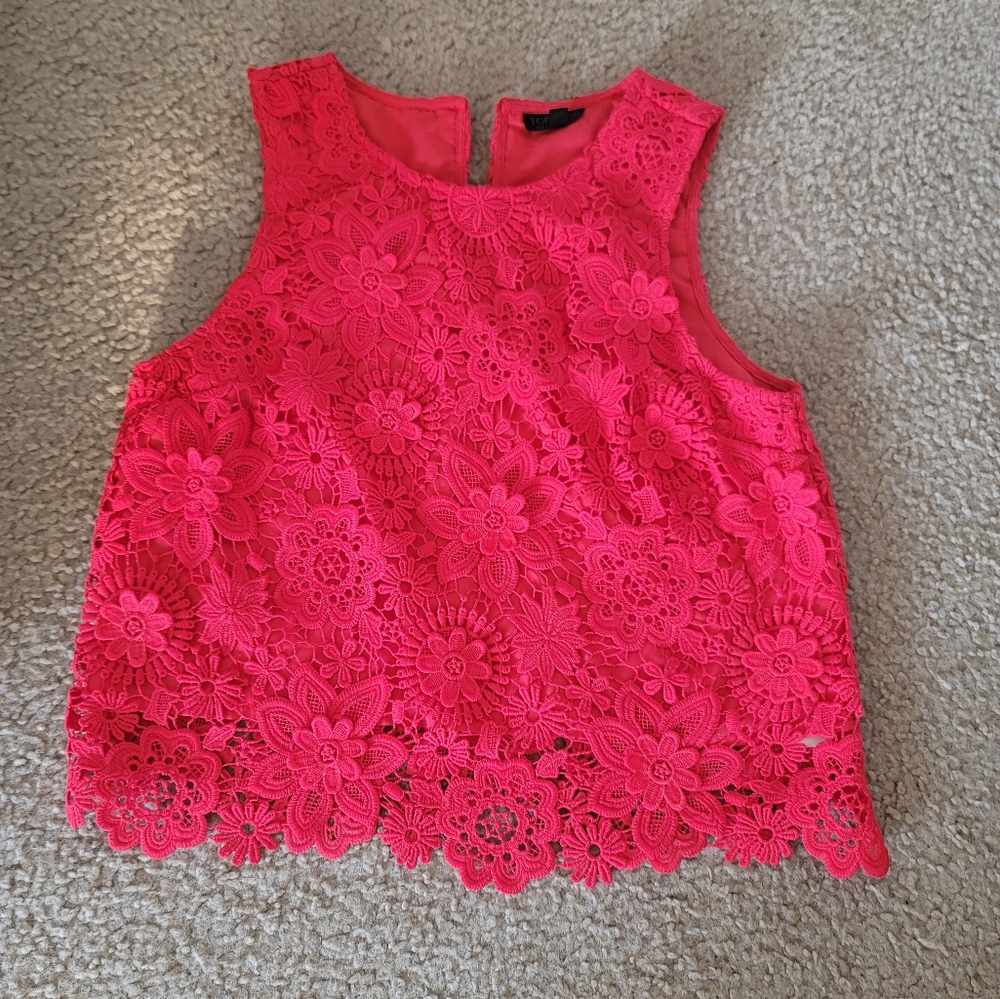 Topshop Lace Shirt